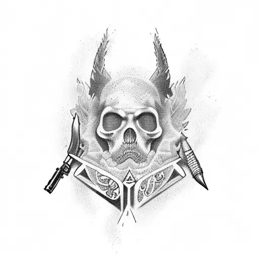 Tatouage Organisation Paramilitaire Black Legacy