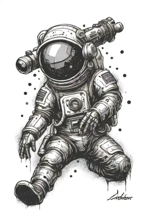 Spaceman With A Crown