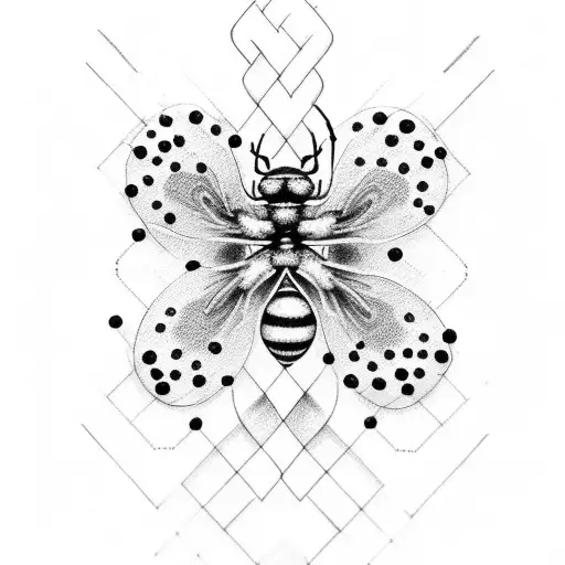 Double Helix With Ladybug