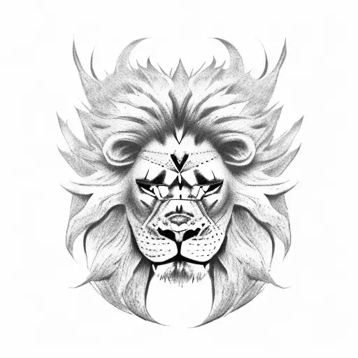 Oni Mask With Lion