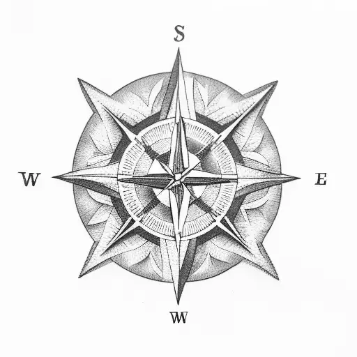 Nautical Compass Mourning Dove