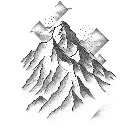 Mountain With Hand