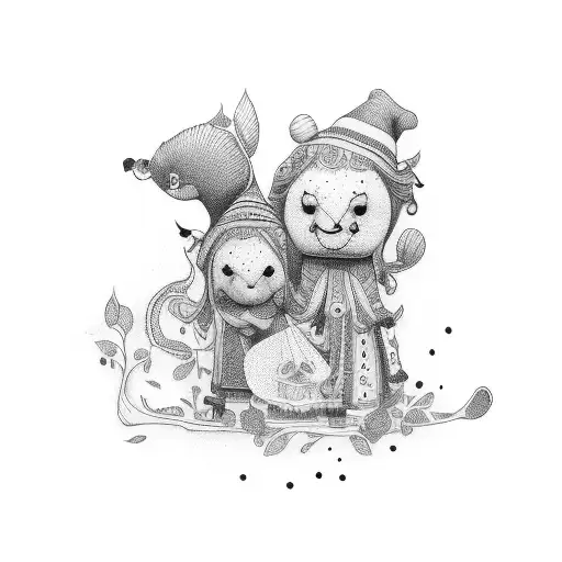 Grandmother And Grandson