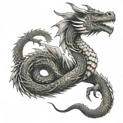 Dragon With Trixelion