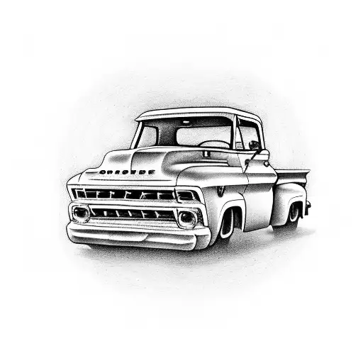 Squarebody Chevy Truck Having Something To Do With Music Mostly Rock Or Country