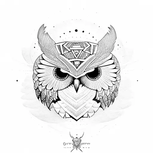 Owl Polynesian Style