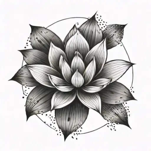 Lotus Mandala Geometric