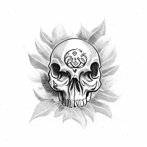 Plant Out Of A Skull