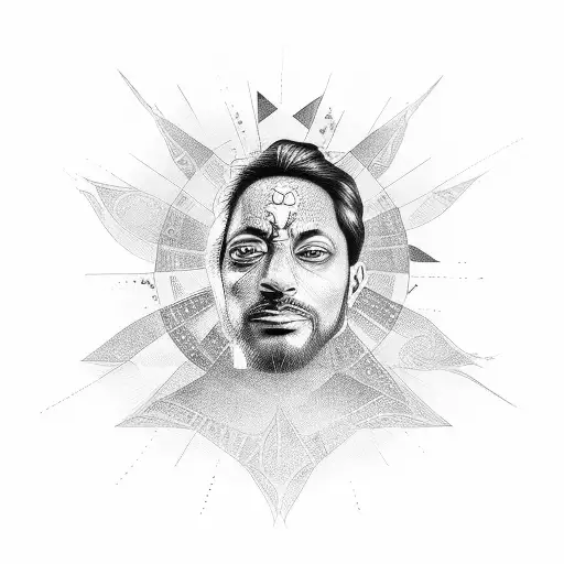 Guy Standing In Front Of Sunset Holding Dhol