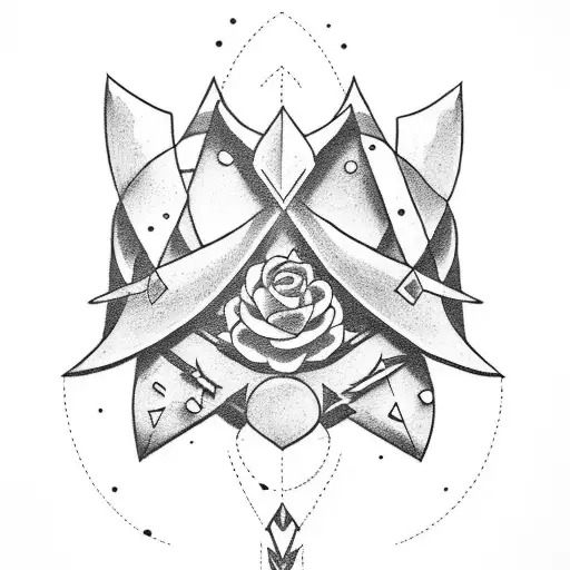 Side Wrist Tattoo With Two Arrwoheads And Body Of The Arrow Is Himmelen Er Ikke Grensen Phrase