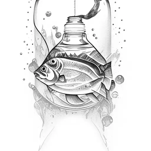 Bottle With Fish Inside