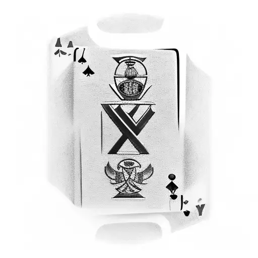 Ac Milan Badge On A Playing Card