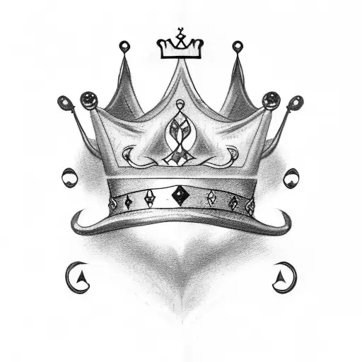Tattoo Related To My Deceased Father With A Crown And Text
