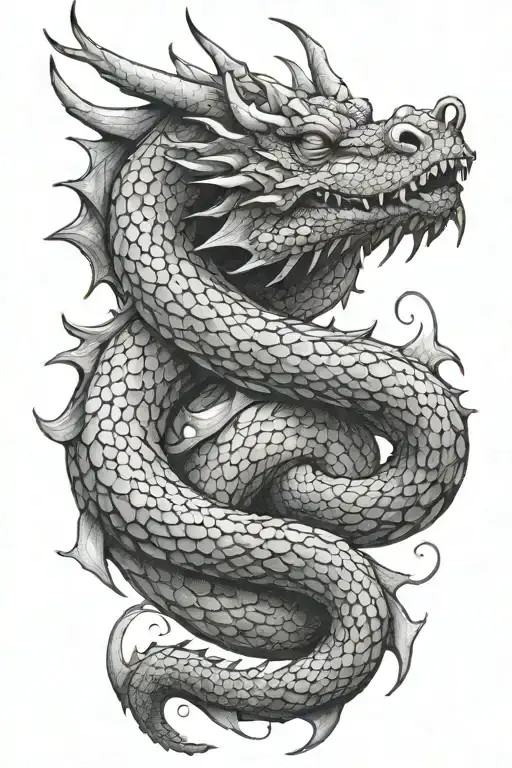 Sleeping Dragon Coiled