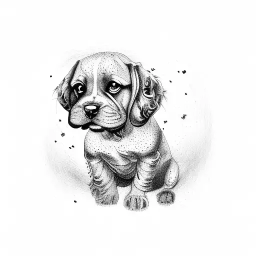 Dog American Stafford