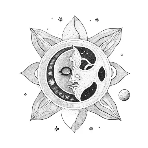 Sun And Moon In Love