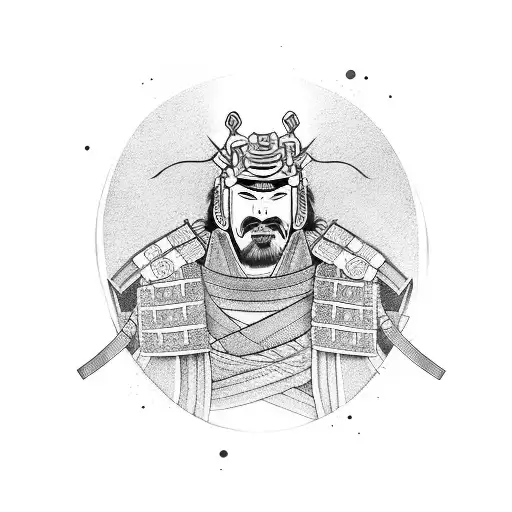 Samurai Wearing Kimono