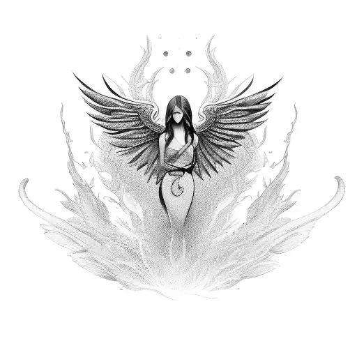 Wings Tattoo On Female Showlder Delicate And Fine With Minimum Extra Detail