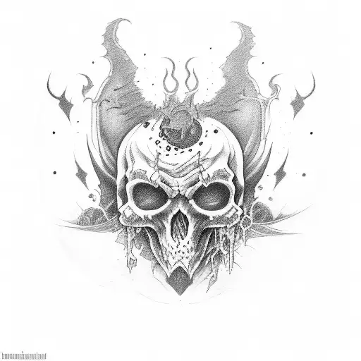 Dead Demon With Blood