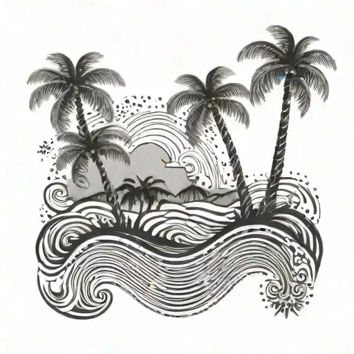 Palm Tree Waves