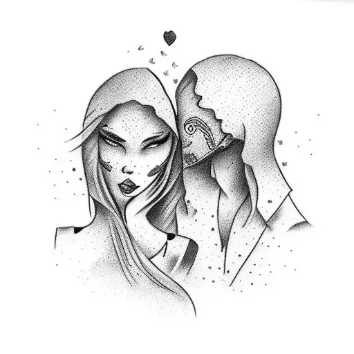 Tattoo For Couple That Represents Love That Will Never Happen And Crazyness