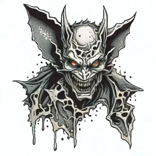 Knife Blood Halloween Horror Bat Witch