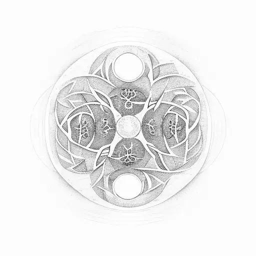 Tree Of Life That Branches Out Into A Yin Yang