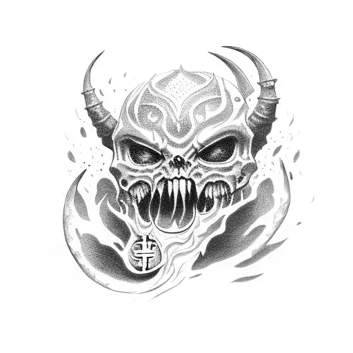 Dark Demon With Money