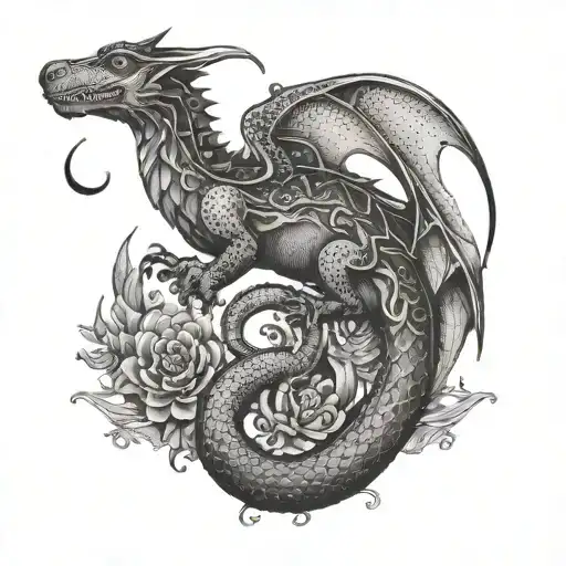 A Dragon Around Calf But It Is A Dachshound