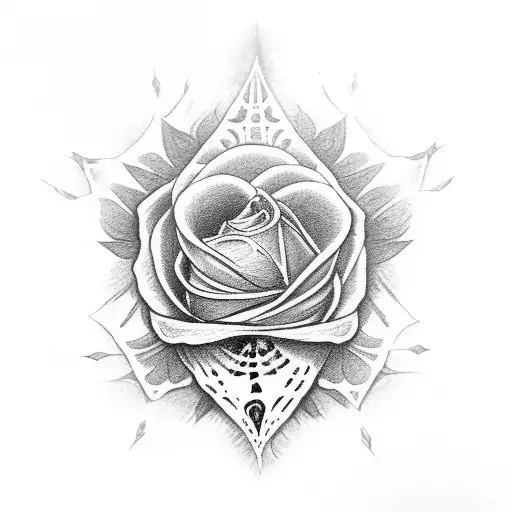 Skeleton Flower To Represent A New Birth