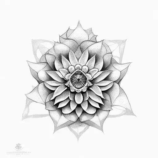 Skeleton Flower To Represent A New Birth