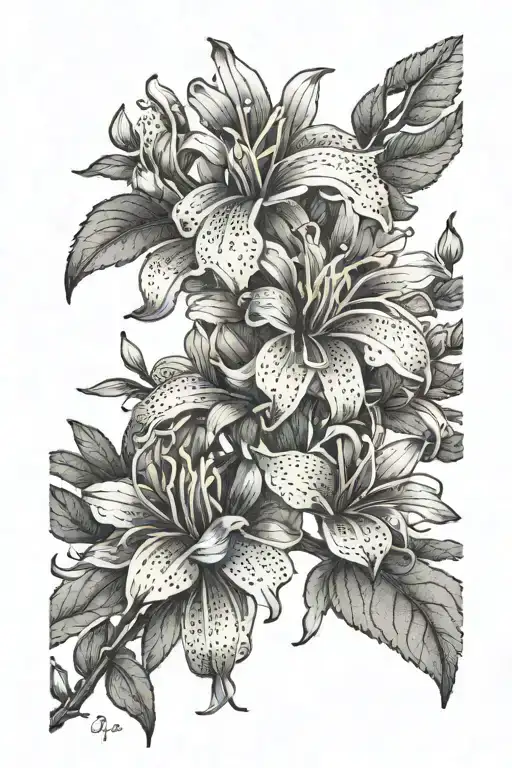 Honeysuckles Flowers