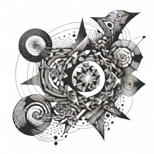 An Abstract Design Representing The Pursuit Of Goals And Objectives