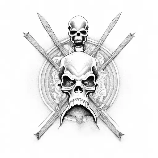 Grim Reaper Protecting 3 Souls From A Calamity