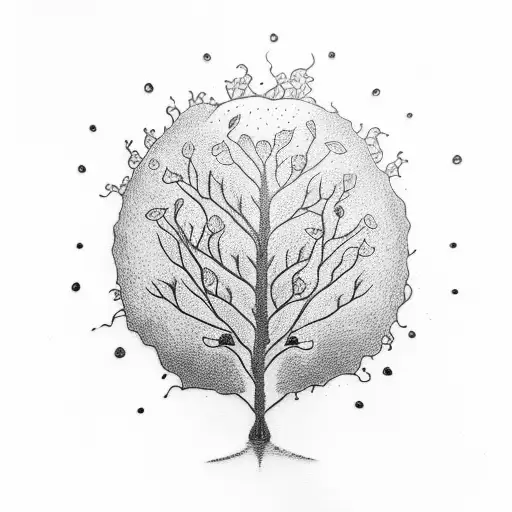 Plant Or Tree Showing Growth On Wrist