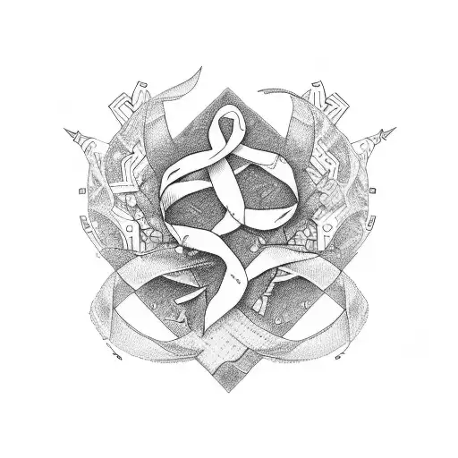 12-28 Inside Of A Breast Cancer Ribbon