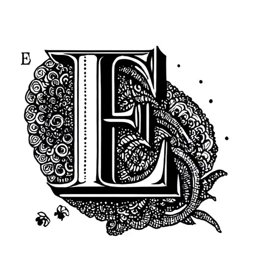 Initial I Et E
