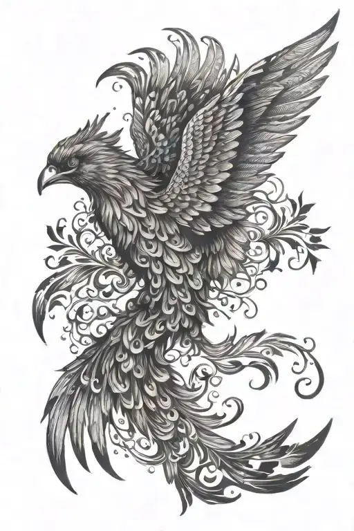 Phoenix Flying Up