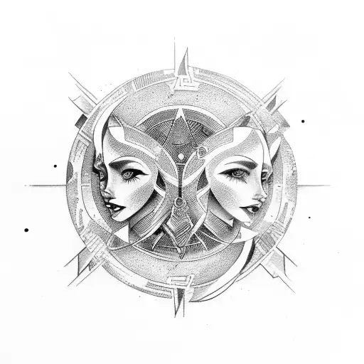 Gemini Female Symbol