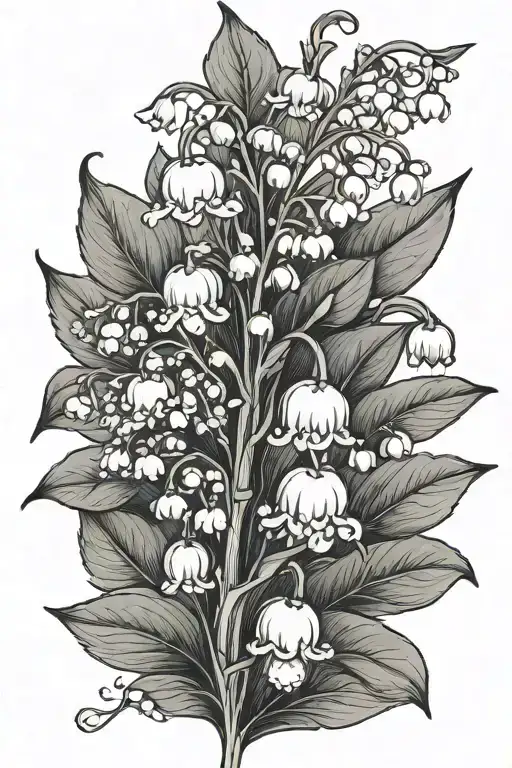 Lily Of The Valley With Hawthorn Flower