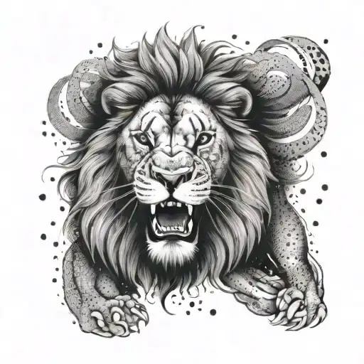 Lion Roaring