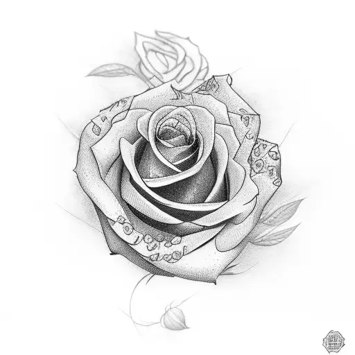 Sexual Assault Symbol With Roses