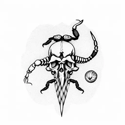 Scorpion And Skull