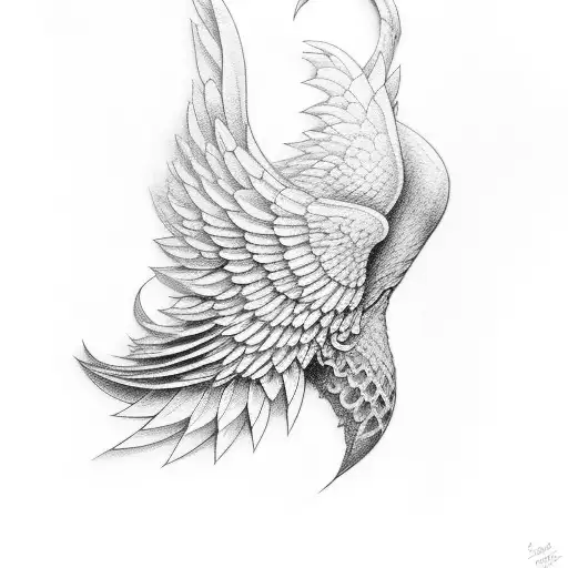 Semi-collon With A Chisel To Make Some Wing