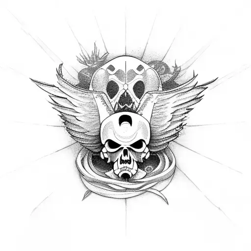 Reaper With White Wings