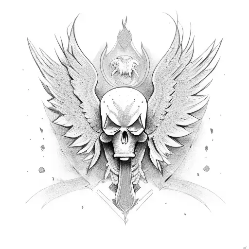 Reaper With White Wings