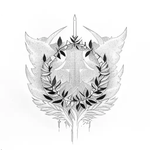 Olive Branch And Angel