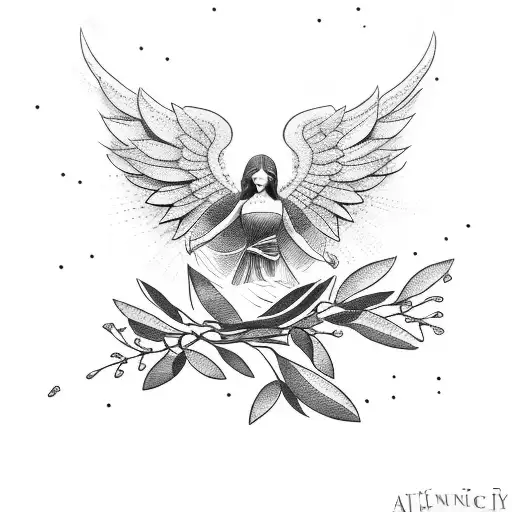 Olive Branch And Angel