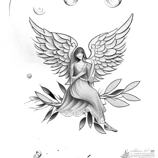 Olive Branch And Angel