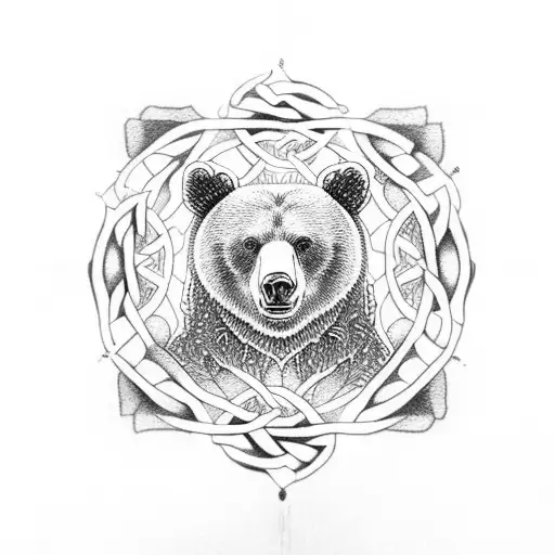 Bear Celtic Knot